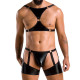 Комплект еротичної чоловічої білизни Passion 047 Set John black L/XL