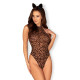 Эротический костюм леопарда Obsessive Leocatia teddy леопардовый L/XL