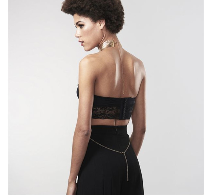 Прикраса Bijoux Indiscrets Desir Metallique Collar Золоті