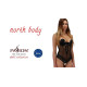 Боди с открытой грудью Passion NORTH BODY Черный L/XL