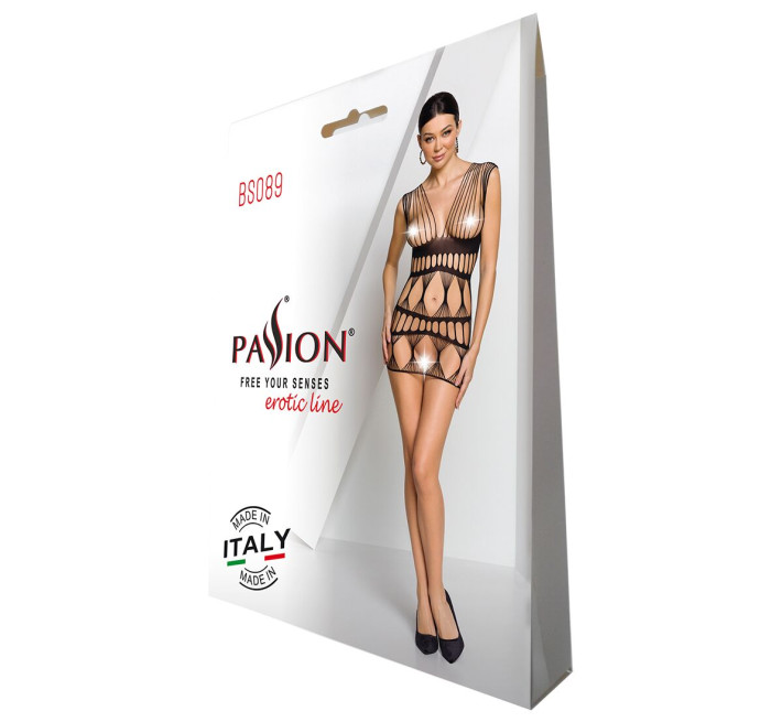 Бодистокинг-платье Passion BS089 black