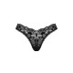 Трусики Obsessive Donna Dream thong черные XS/S