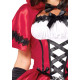 Эротический костюм Красной шапочки Leg Avenue Gothic Red Riding Hood XL, платье, накидка