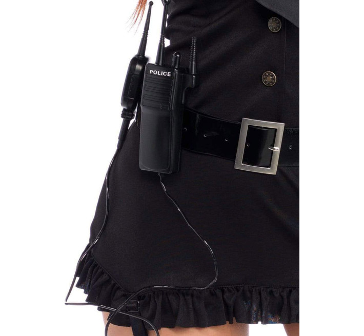 Эротический костюм полицейской Leg Avenue Dirty Cop XS, 6 предметов