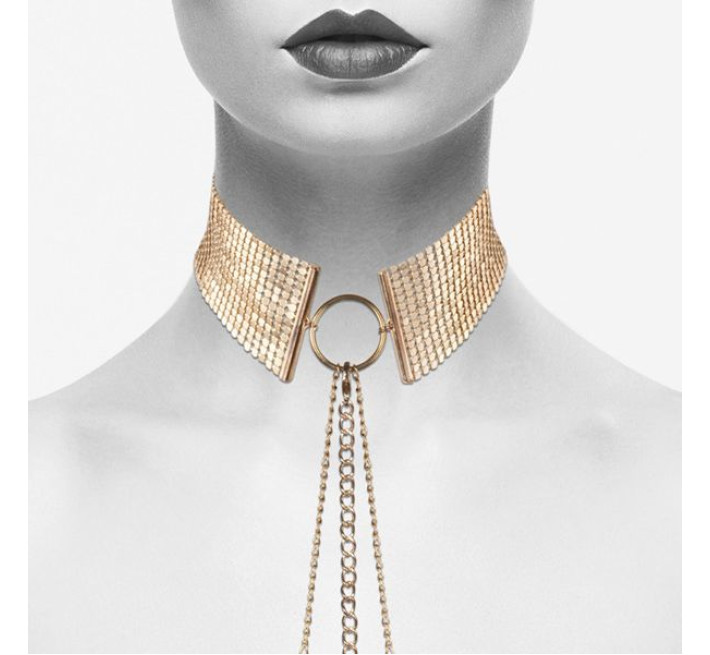 Прикраса Bijoux Indiscrets Desir Metallique Collar Золоті