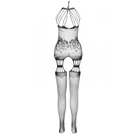 Бодістокінг з безліччю бретелей Passion BS095 One Size, white, імітація пояса та панчіх, з доступом Бодістокінг з безліччю бретелей Passion BS095 One Size, white, імітація пояса та панчіх, з доступом