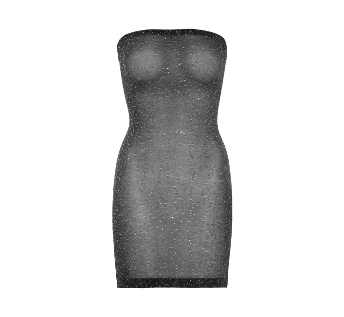 Сукня-бандо зі стразами Leg Avenue Lurex rhinestone tube dress, з люрексом, Black one size