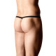 Чоловічі стрінги SoftLine Mens Thong 4531 Чорний/Білий OneSize