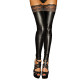 Чулки с мокрым эффектом Noir Handmade F135 Powerwetlook stockings, XXL, без мысков