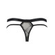 Чоловічі прозорі стринги Passion 029 Thong Collin Black XXL/XXXL