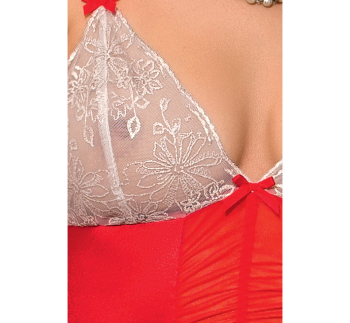 Вишукане Боді Passion LORAINE BODY L/XL Червоне