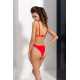 Вишукане Боді Passion LORAINE BODY L/XL Червоне