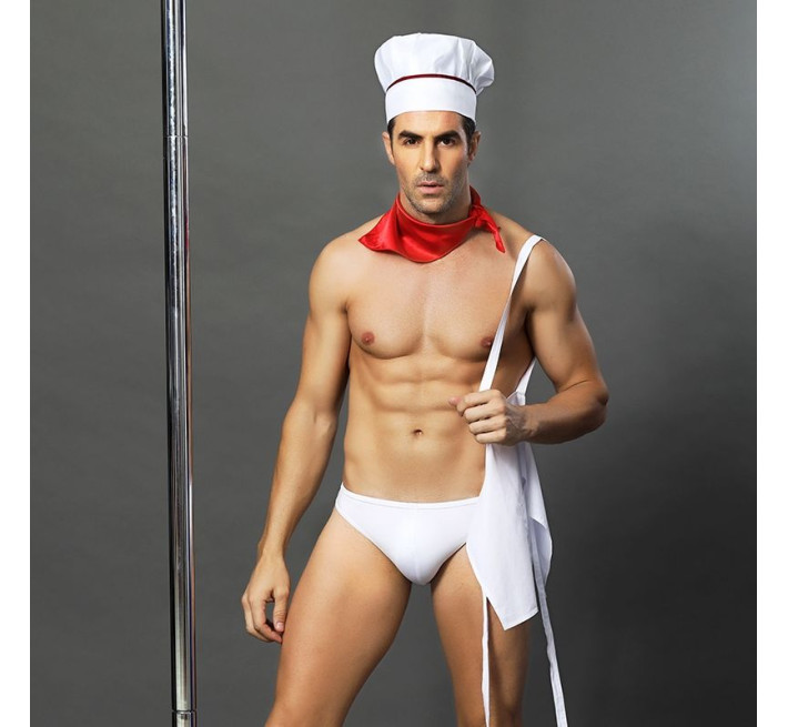 Мужской эротический постюм повара JSY Умелый Джек S/M