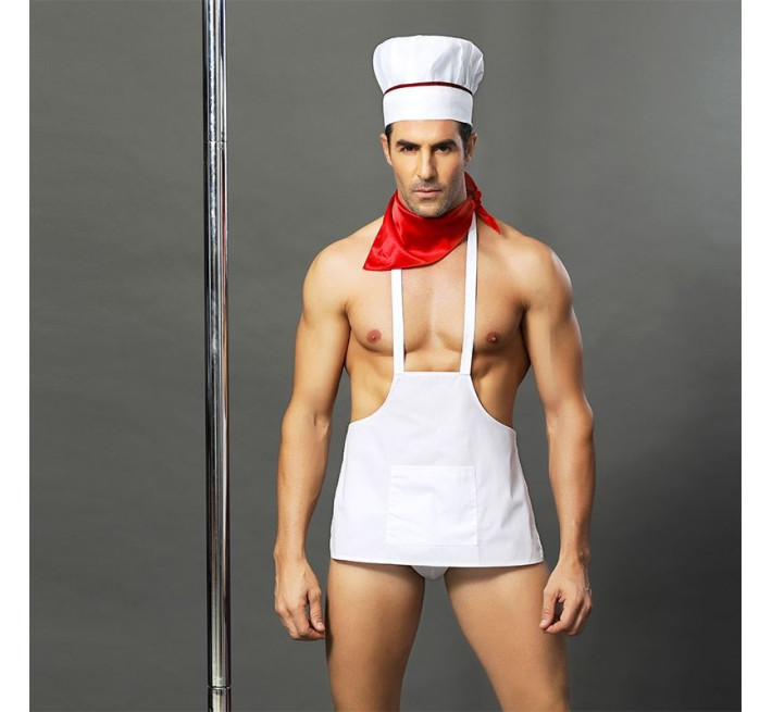 Мужской эротический постюм повара JSY Умелый Джек S/M