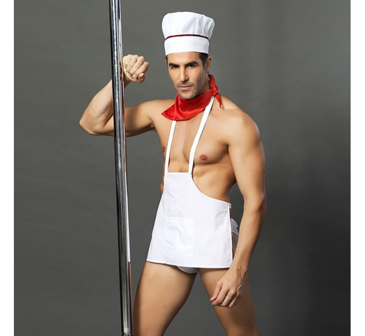 Мужской эротический постюм повара JSY Умелый Джек S/M