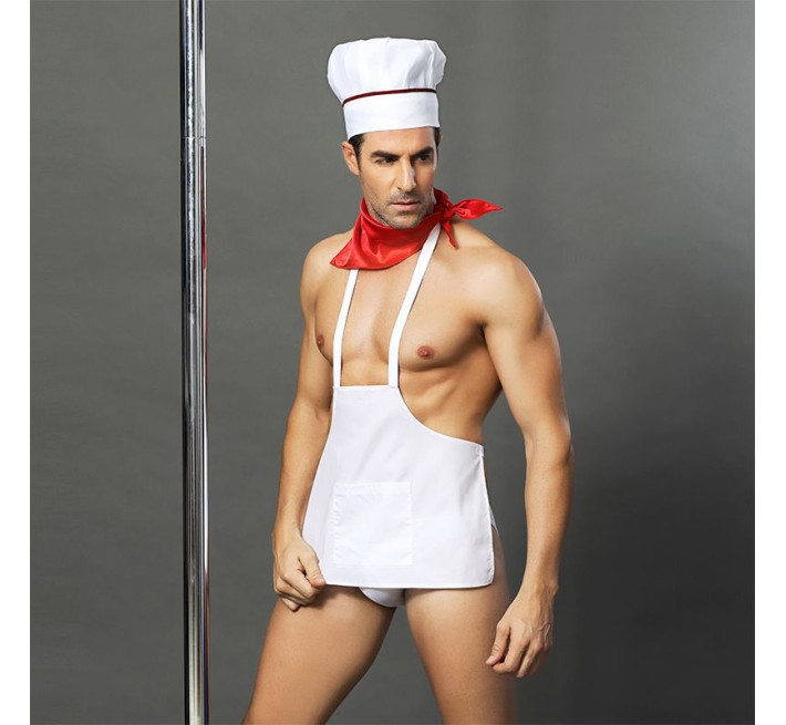 Мужской эротический постюм повара JSY Умелый Джек S/M