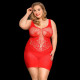 Сукня JSY P91166 Червона Plus Size