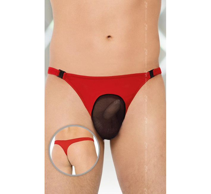 Чоловічі труси SoftLine Thongs 4502 Червоні XL