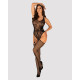 Бодистокинг Obsessive Bodystocking G324 силуэтный рисунок black S/M/L