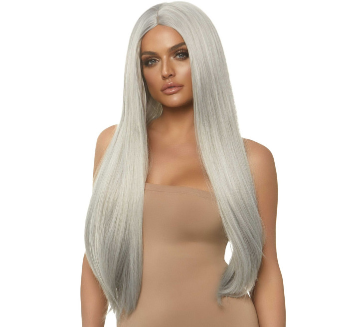 Парик Leg Avenue 33″ Long straight center part wig Grey