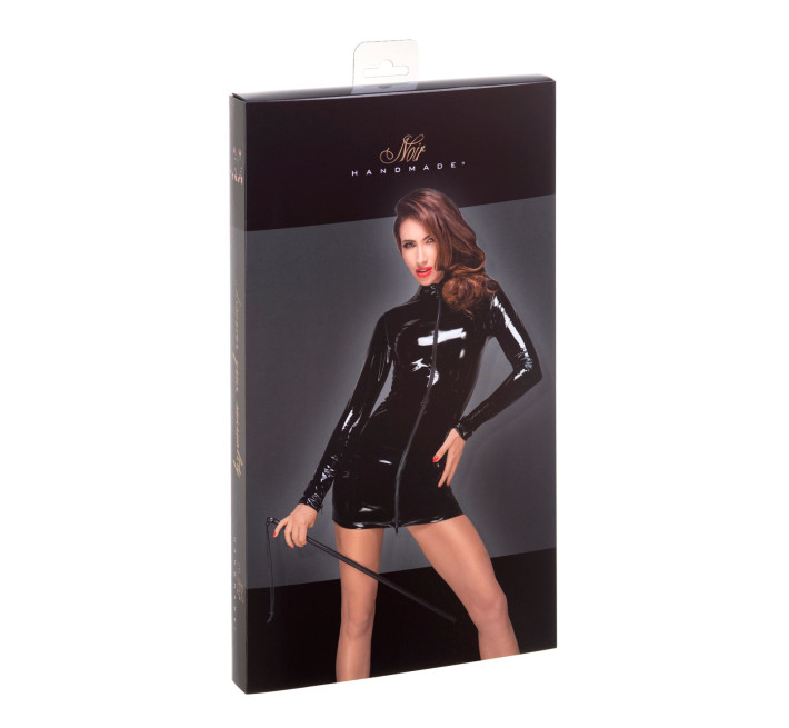 Платье с мокрым эффектом Noir Handmade F187 PVC mini dress, L
