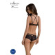 Комплект Passion DROSERA BIKINI black, L/XL, бюстгальтер и трусики-кюлоты