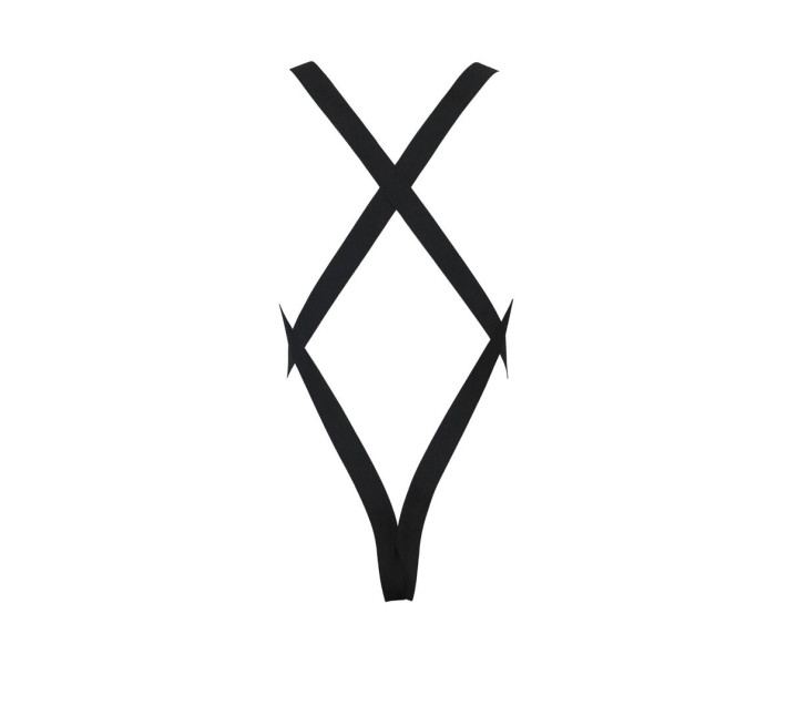 Мужское сетчатое боди Passion 040 Leon Black L/XL