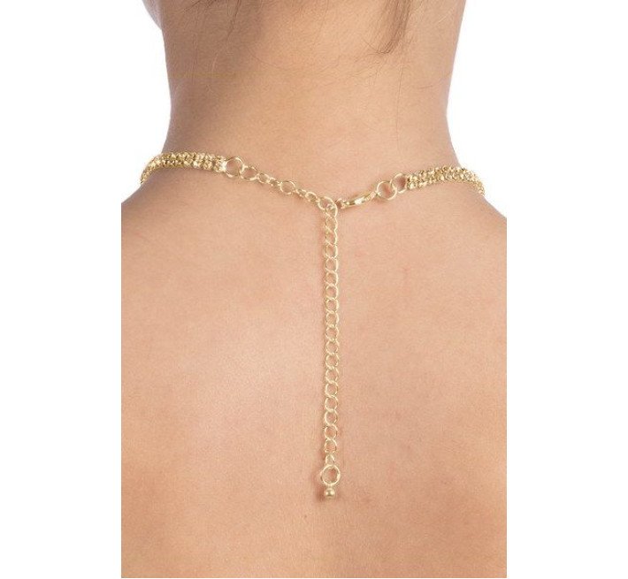 Колье со стразами Bijoux Pour Toi Audrey Золотое