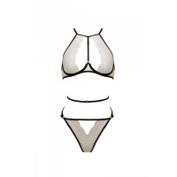 Комплект белья Passion CHIKA SET, XXL/XXXL, cream, топ, трусики