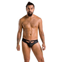 Чоловічі сліпи з вирізами Passion 041 Slip Joe Black L/XL
