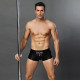 Эротические мужские лаковые трусы JSY со шнуровкой Черные S/M