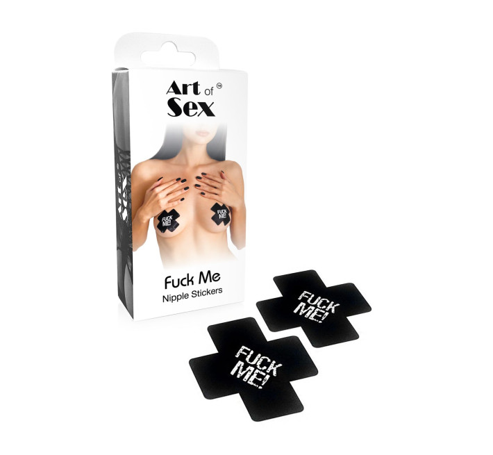 Пестиси на груди Art of Sex - Fuck me, Чорний