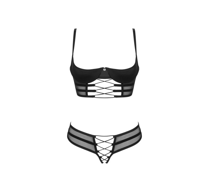 Комплект Obsessive Roxelia 2-pcs crotchless set XL/2XL