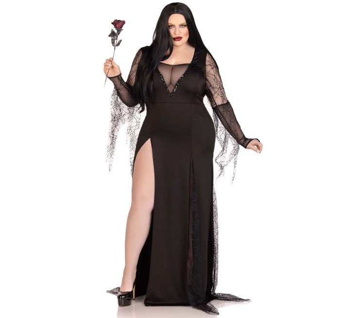 Костюм Мортіші Аддамс Leg Avenue Sexy Spooky Morticia 1X–2X
