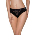 Трусики с широкой резинкой и кружевом Passion PS001 PANTIES S, black