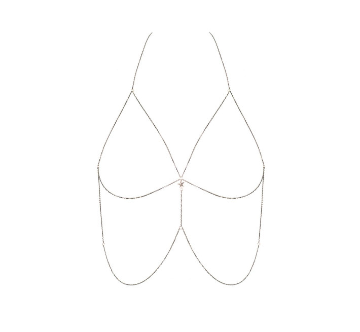 Ланцюжок для бюста з кулоном-зіркою Obsessive Bijou 902