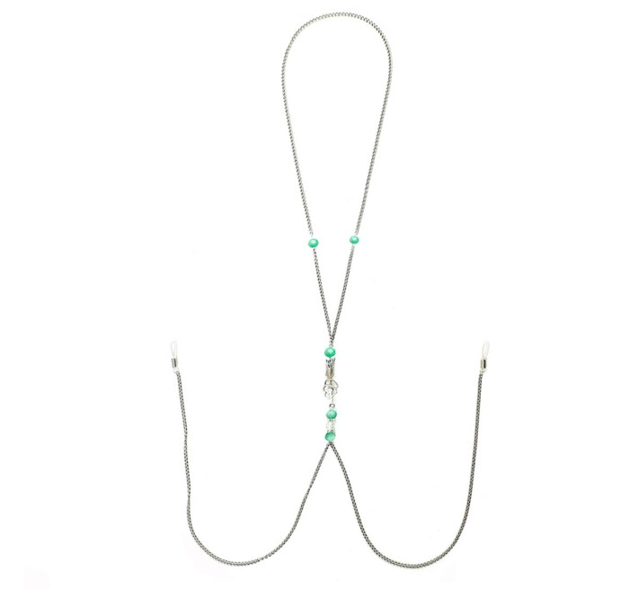 Прикраса для сосків Art of Sex - Nipple Clamps Arrow, колір м'ятний