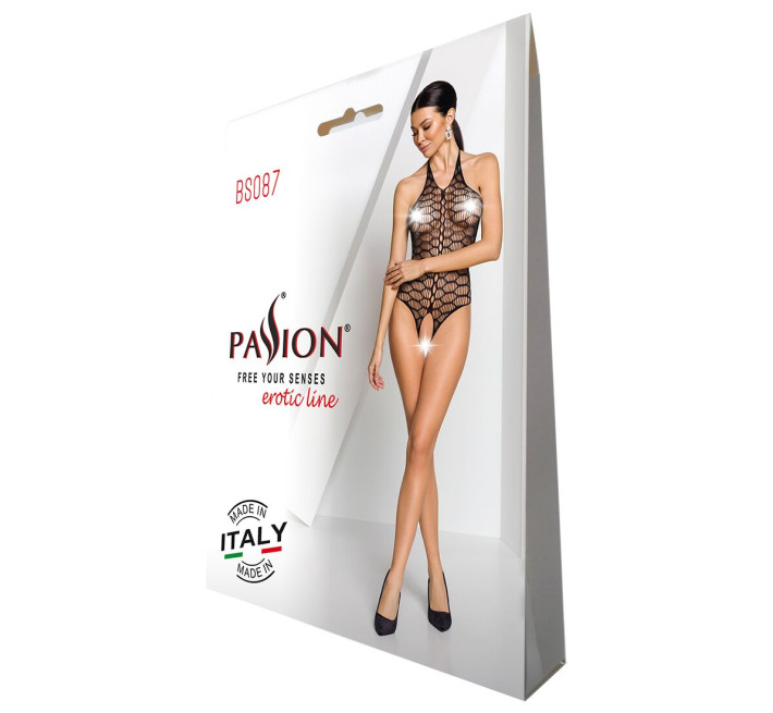 Бодистокинг в большую сетку Passion BS087 black