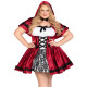 Эротический костюм Красной шапочки Leg Avenue Gothic Red Riding Hood 1X–2X, платье, накидка
