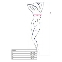 Бодістокінг Passion BS003 S/XL Білий