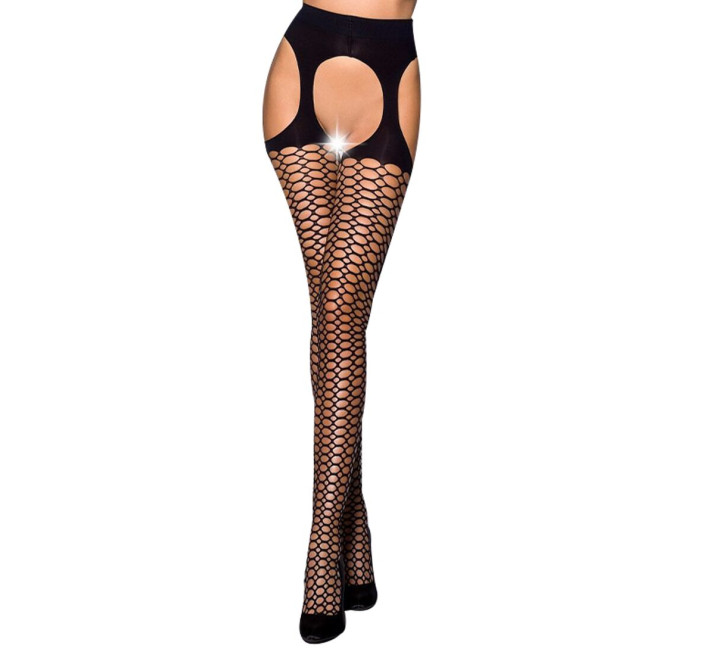 Еротичні колготки Passion TIOPEN 004 Чорні 1/2 40 den