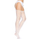 Чулки Leg Avenue Daisy Dot Fishnet Stockings One Size White