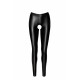 Лeггинсы Noir Handmade F304 Taboo, M, black, под латекс, открытые ягодицы и промежность