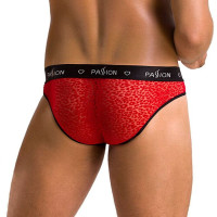 Чоловічі напівпрозорі труси Passion 031 Slip Mike Red XXL/XXXL