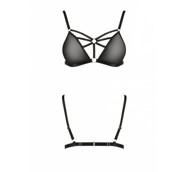 Бюстгальтер-стрепи Passion Exclusive MEGGY BRA black L/XL