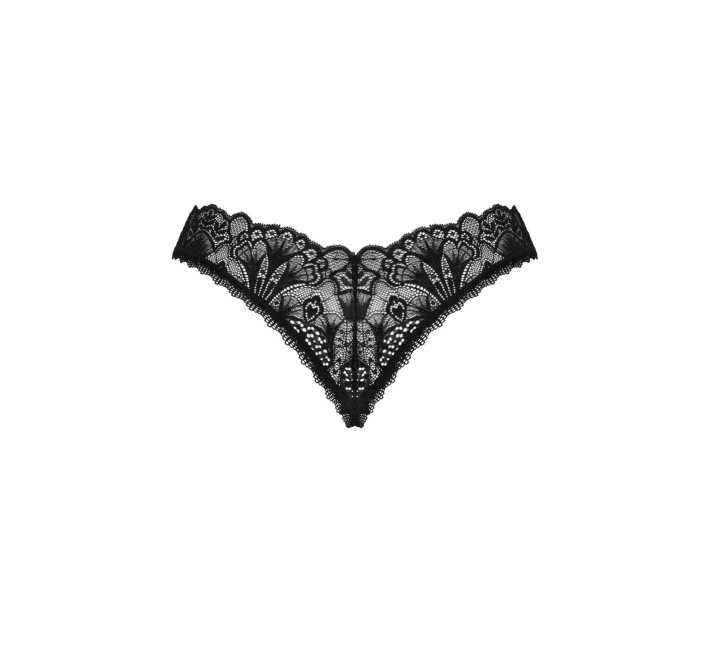 трусики Obsessive Donna Dream crotchless thong чорні M/L