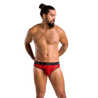 Чоловічі напівпрозорі труси Passion 031 Slip Mike Red XXL/XXXL