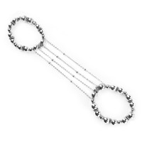 Сексуальное украшение на пенис и мошонку Art of Sex - Jerome, Серебро Сексуальное украшение на пенис и мошонку Art of Sex - Jerome, Серебро