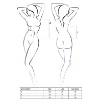 Корсет Passion BES CORSET XXL/XXXL Чорний