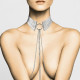 Прикраса Bijoux Indiscrets Desir Metallique Collar Сріблясті